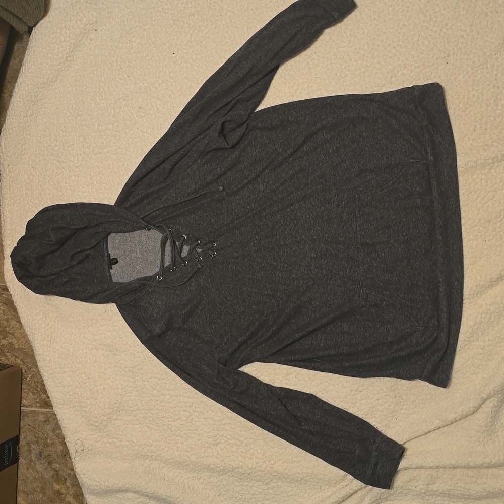 Torrid oversized gray hoodie
